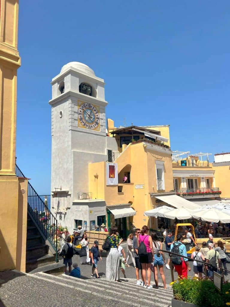 Capri Island main square