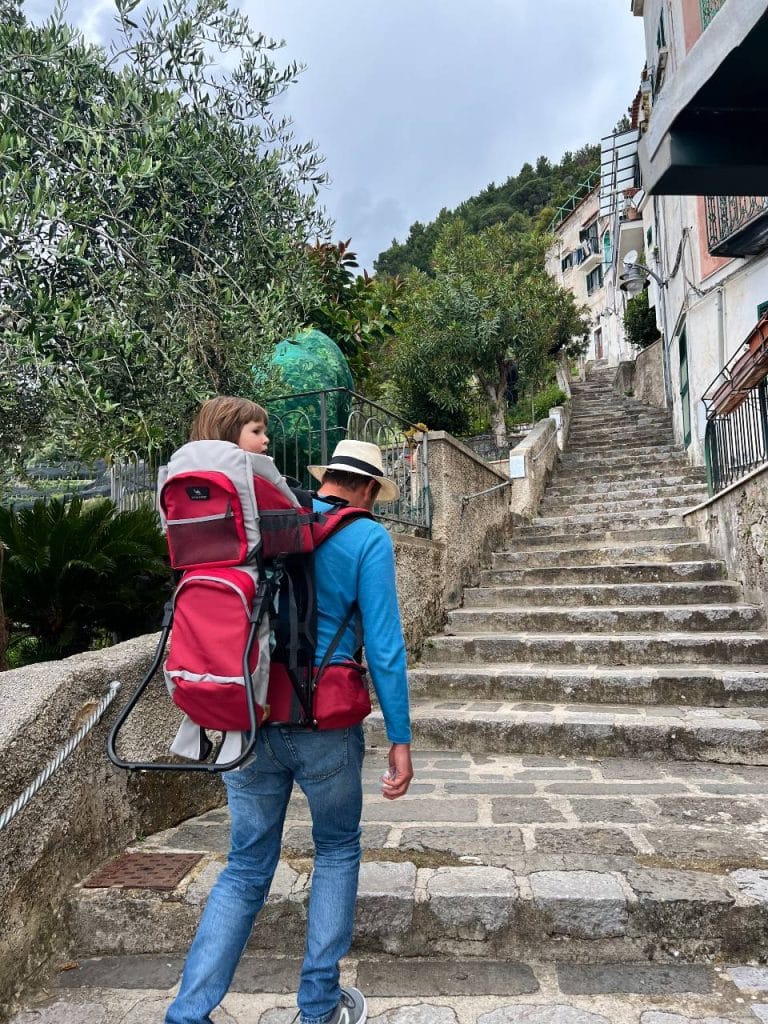 start of the hike on the Path of Lemons, Maiori