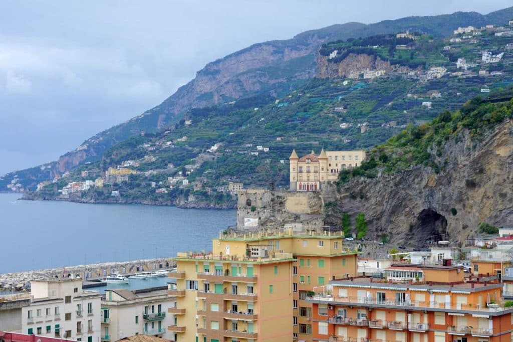 Hiking the Path of Lemons on the Amalfi Coast - view over Maiori