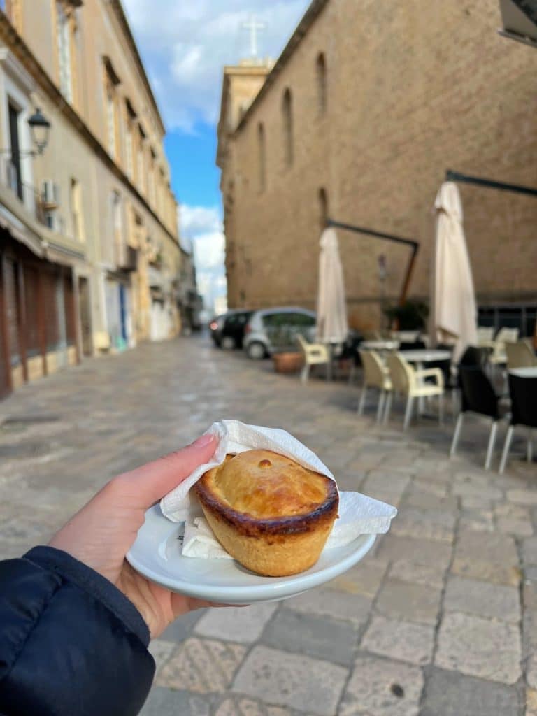pasticciotto in Gallipoli
