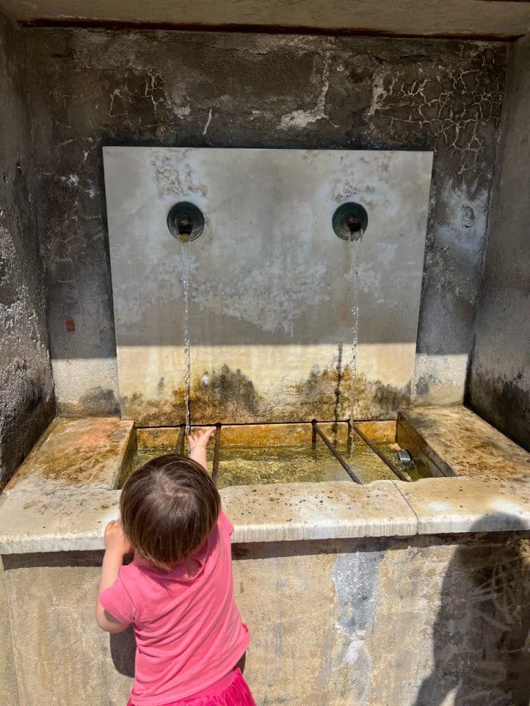 Fountain in Collodi, Italy