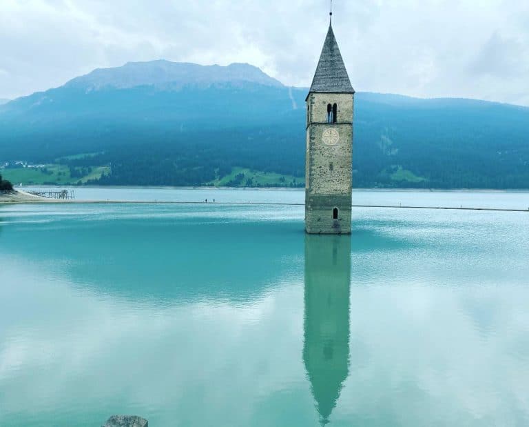 Unique places to visit in Italy - Lake Resia