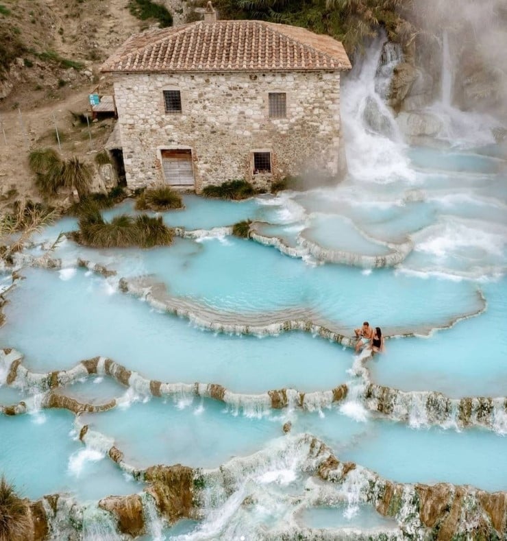 Terme di Saturnia, Tuscany - unique places in Italy